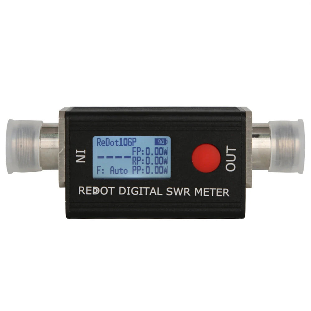 REDOT RD106P 120W Digital SWR & Power Meter for Walkie Talkie, 80-999MHz, Supports DMR, VHF/UHF, 1.00-99.9 SWR