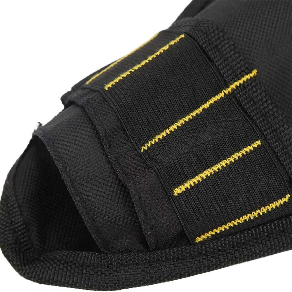 Heavy-Duty Waterproof Drill Holster Waist Tool Bag with Quick Release, 28x15cm