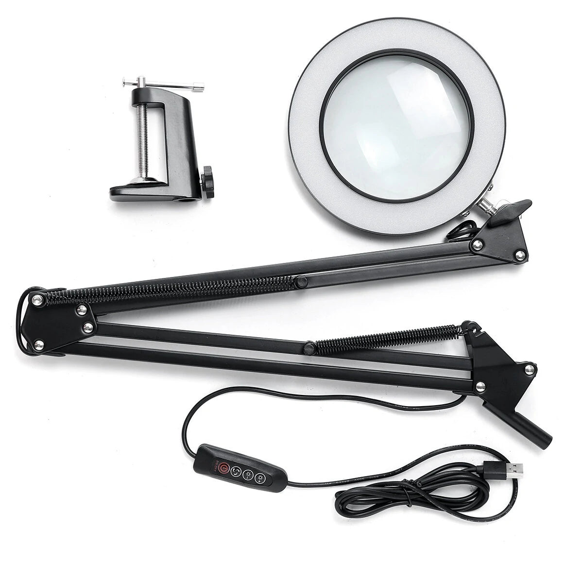 5X LED Magnifying Clamp Lamp for Manicure, Tattoo & Beauty