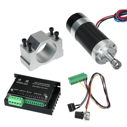 MACHIFIT ER11 48V 500W Brushless Spindle Motor, High-Speed, Low-Noise, High-Torque for Engraving & PCB Drilling
