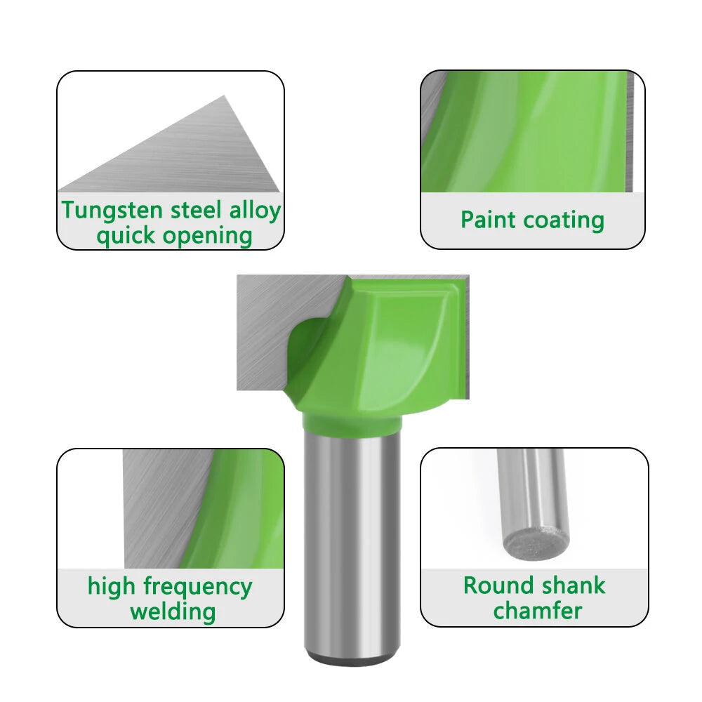 1/2 Handle 12 Handle Bottom Milling Chamfer Cutter Head