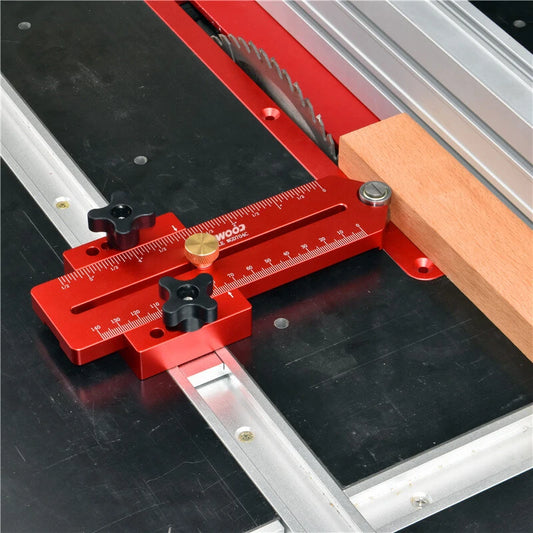 ENJOYWOOD GD704C Aluminum Table Saw Thin Rip Jig for Precise Woodworking Cuts