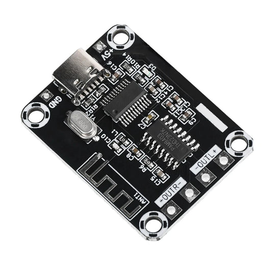 XH-A155 Mini Class D Bluetooth Digital Power Amplifier, 10W DC5V Type-C Audio Module