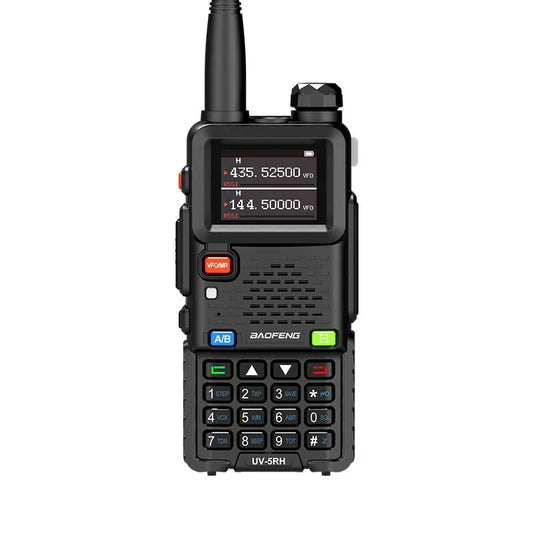 Baofeng UV-5RH 10W Dual Band Walkie Talkie, Long Range Two-Way Radio with Flashlight & FM Receiver