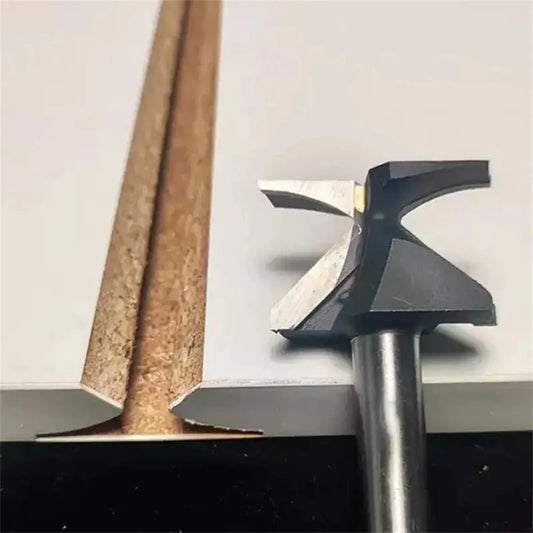 Premium 1/2 Inch Shank Router Bit - R18/R30 Alloy for Precision Board Bending in Furniture & Architecture