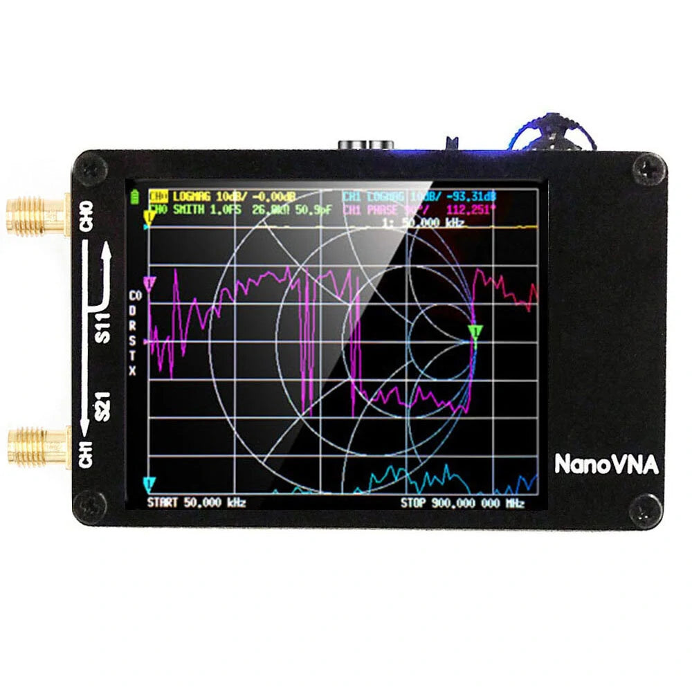NanoVNA-PCB 10KHz-1.5GHz Digital Vector Network Analyzer with 32G SD Support