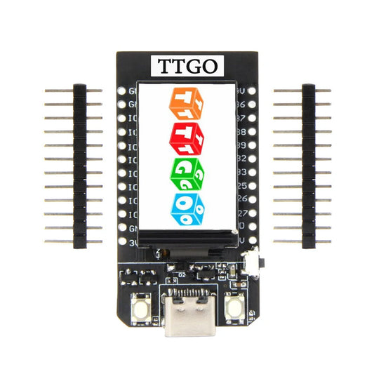 LILYGO® TTGO T-Display ESP32 Module: 1.14 LCD, WiFi, Bluetooth, CH9102F Development Board