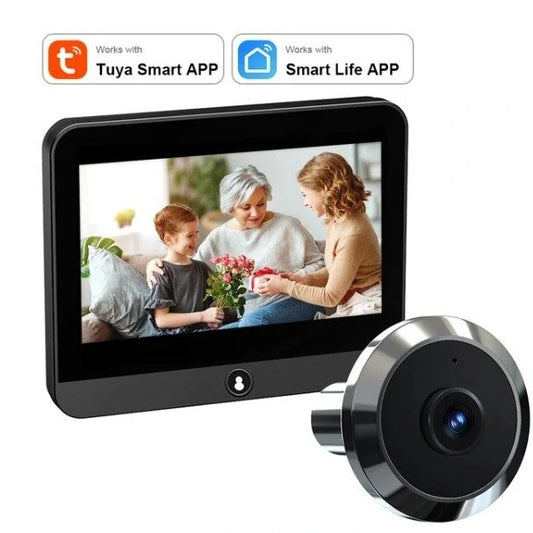 Tuya Smart 1080P WiFi Door Camera with Microwave Radar Human Detection
