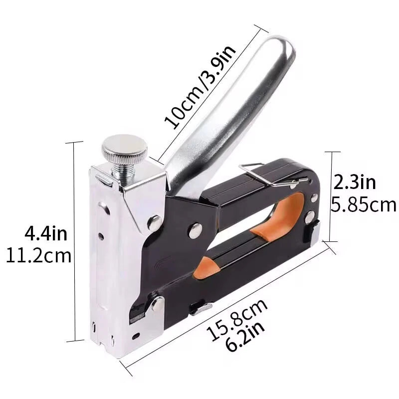 Portable 3-in-1 Manual Nailing Machine - Sturdy, Comfortable, Universal for T, U, and Straight Nails