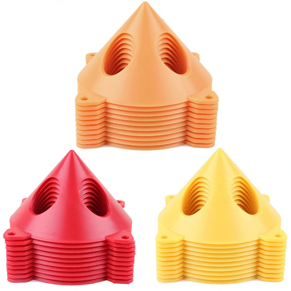 10PCS Portable Paint Triangle Stand Support Pyramids Rack Woodworking Lift Pads Tool Accessories