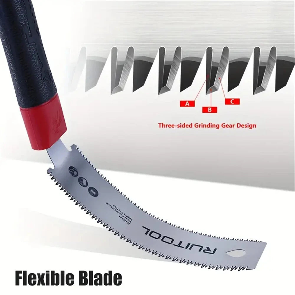 RUITOOL 3PCS Hand Planer Set with Mini Japanese Saw, Iron Body Woodworking Tools, TPI 17, Flat Bottom Trimming Plane