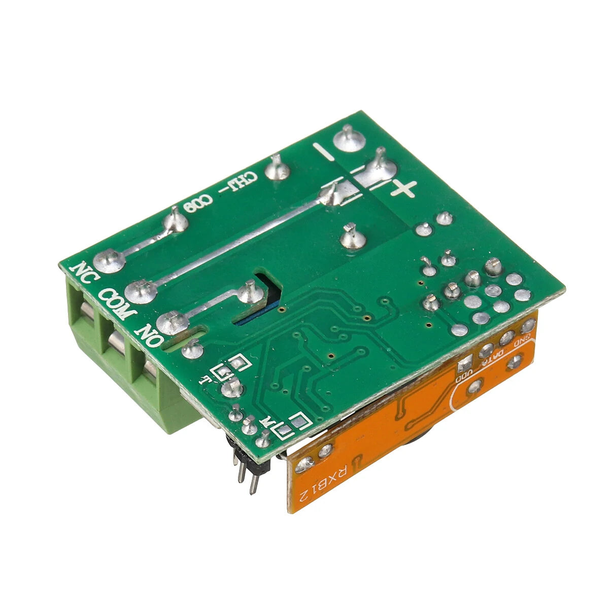 12V 1CH Wireless Relay Receiver Module with 2 RF Transmitters (433Mhz)