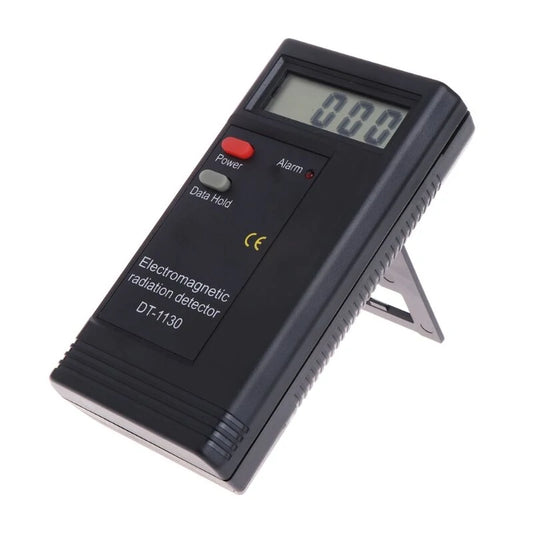Geiger Counter Nuclear Radiation Tester with LCD Display, 50MHz-2000MHz, Battery Powered Personal Dosimeter & EMF Meter, 132x69x29mm
