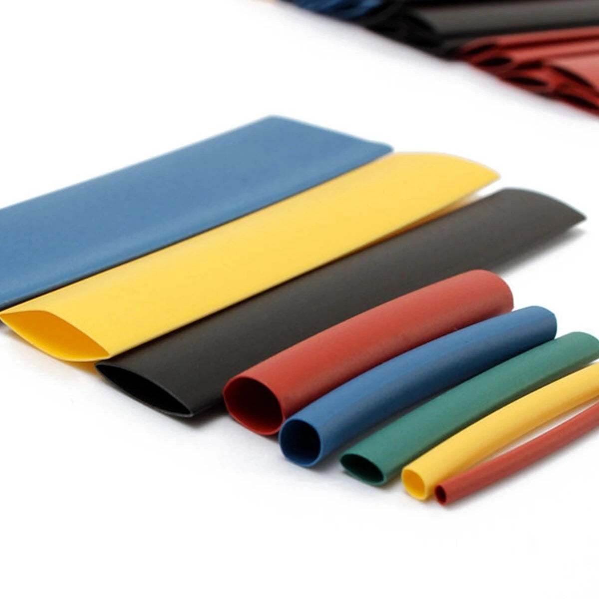 Halogen-Free Heat Shrink Tubing Kit, 328PCS, 5 Colors, 8 Sizes, 2:1 Polyolefin