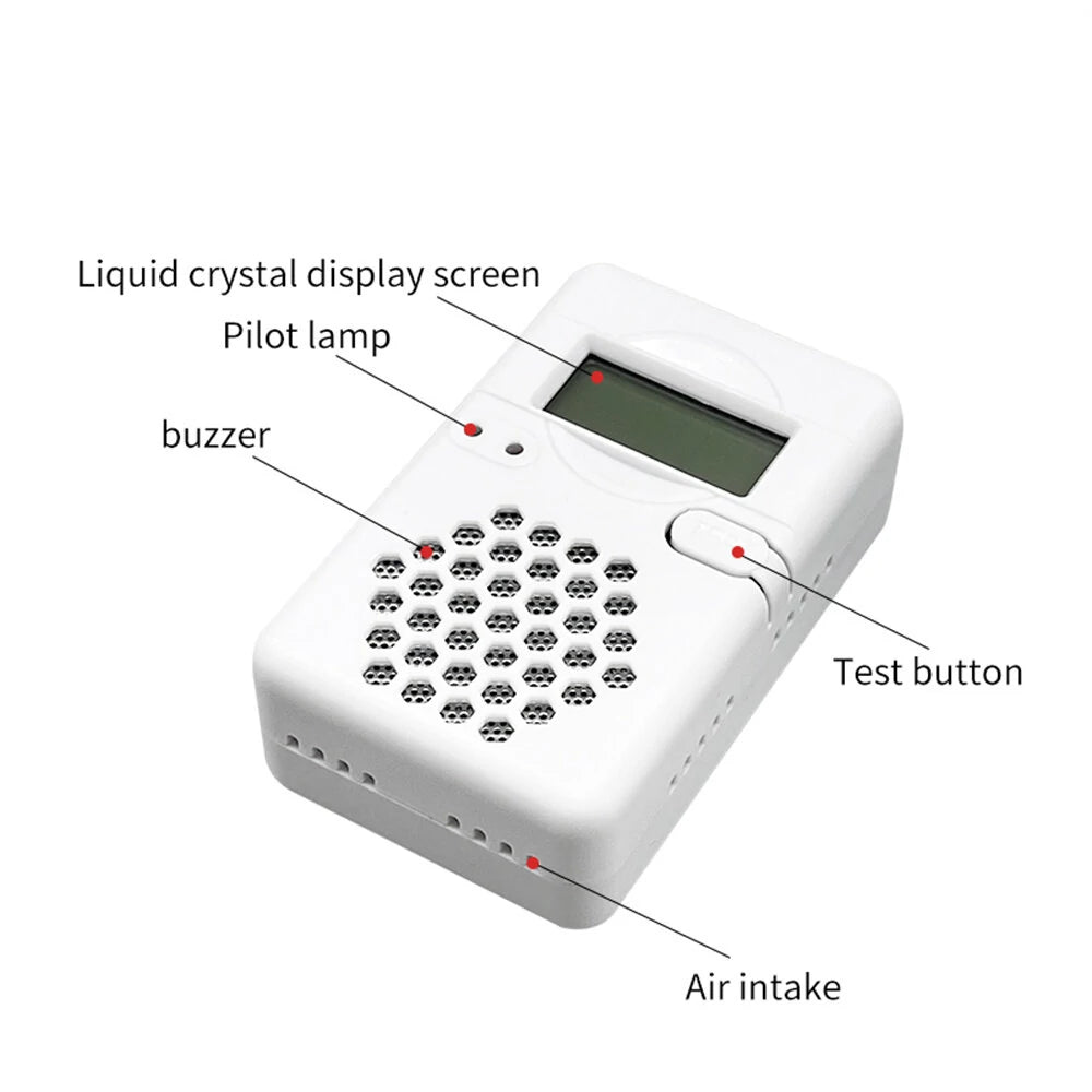 Carbon Monoxide Detector ZN-CDR817 with Electrochemical Sensor, Self-check, Sound & Light Alarm