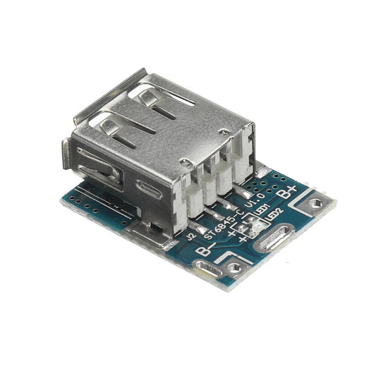3-Pack Micro USB 5V Lithium Battery Charger & Boost Protection Board for Li-Po/Li-ion 18650 DIY Power Bank