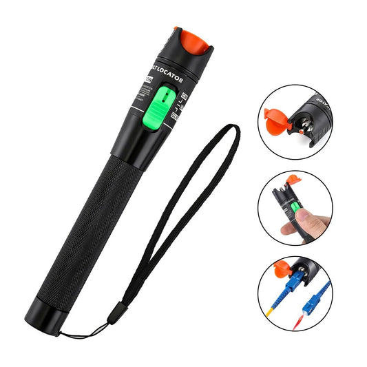 30MW 30KM Visual Fault Locator Fiber Optic Tester for CATV Telecom - 1.25mm FC/2.5mm Connector