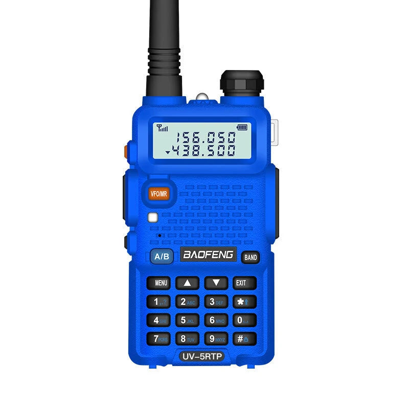 Baofeng UV-5RTP Dual Band Long Range Waterproof Portable Two-Way Mini FM Radio Walkie Talkie