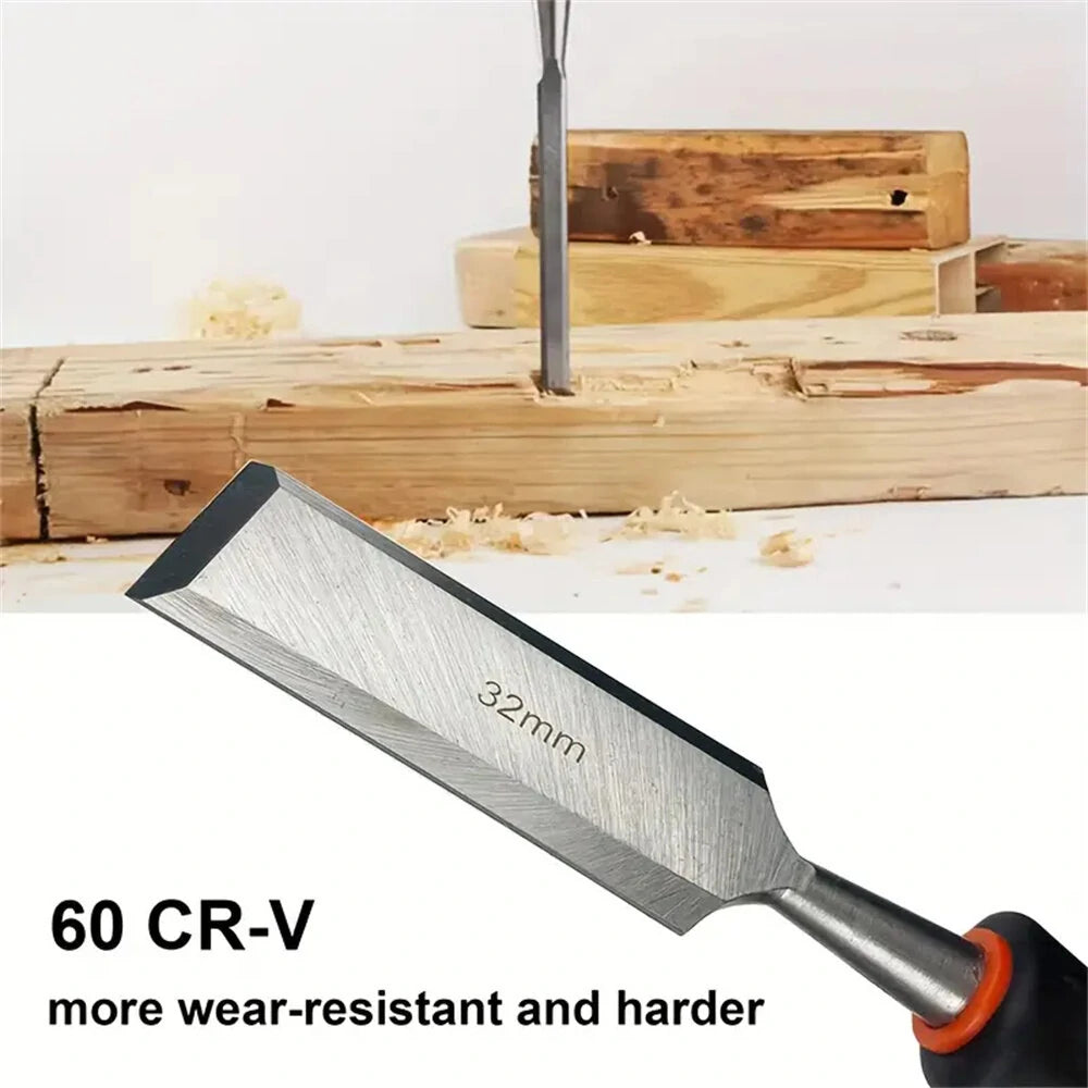 16-Piece Premium Wood Carving & Chisel Set with Honing Guide, Heat-Treated 60 Cr-V & Sharpening Stone