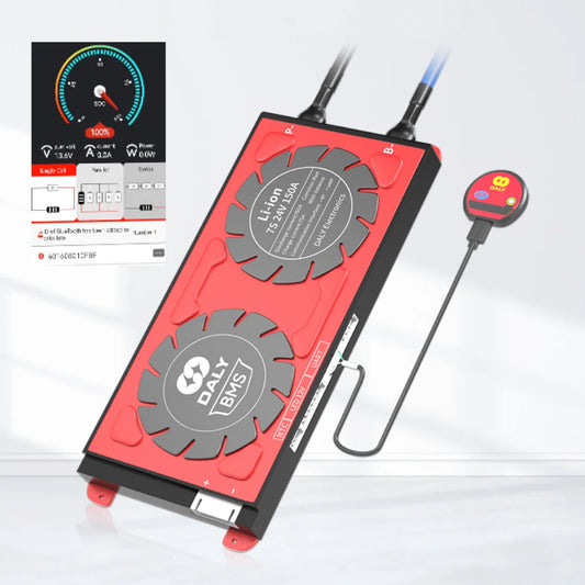 7S 24V Li-ion/LiFePO4 Battery Protection Board 30A-250A BMS with Bluetooth, 7 Strings 4.2V