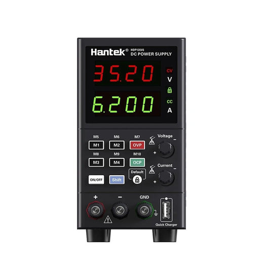 Hantek LED Digital Adjustable 35V/6A DC Power Supply Voltage Regulator Lab Bench
