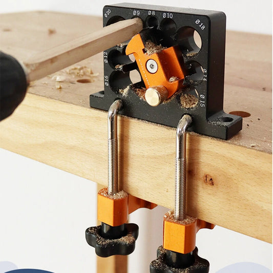 ENJOYWOOD Compact Adjustable Dowel Jig with 8-20mm Carbide Inserts