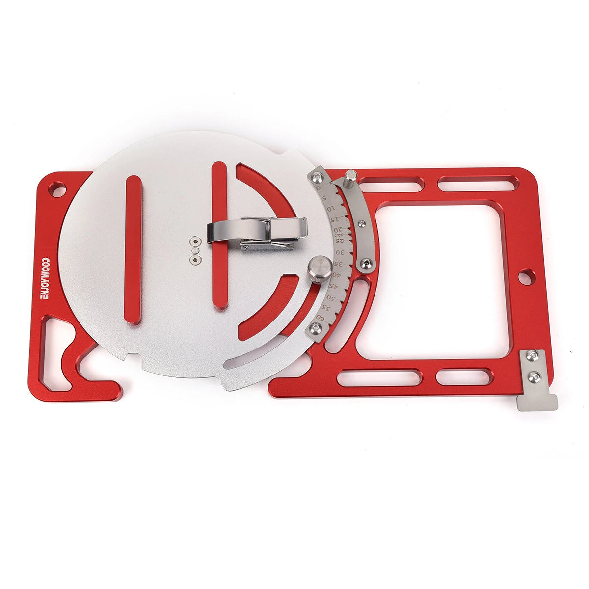 ENJOYWOOD Adjustable Aluminum Alloy Track Square Saw Rail Guide for Engraving & Woodworking