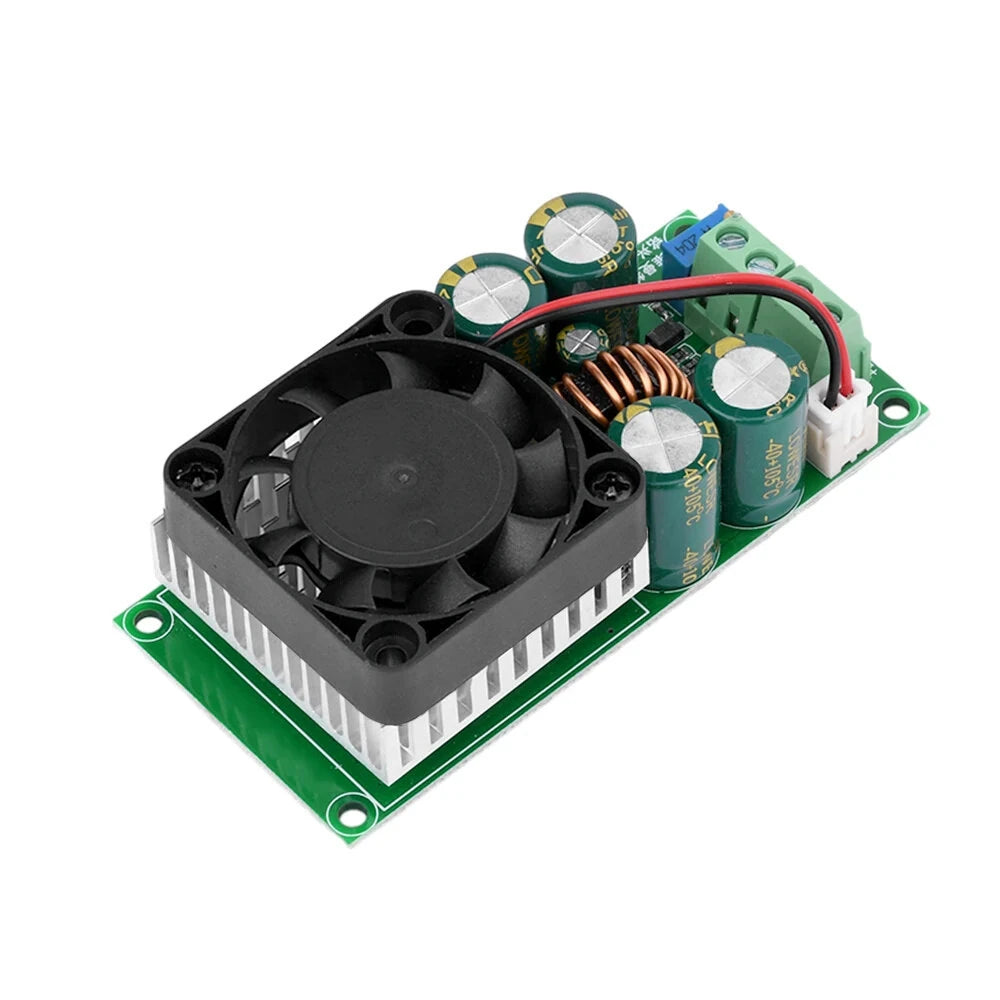 High Efficiency DC-DC Adjustable Step Down Voltage Regulator Module 120V-3V, 10A CC CV Buck Converter