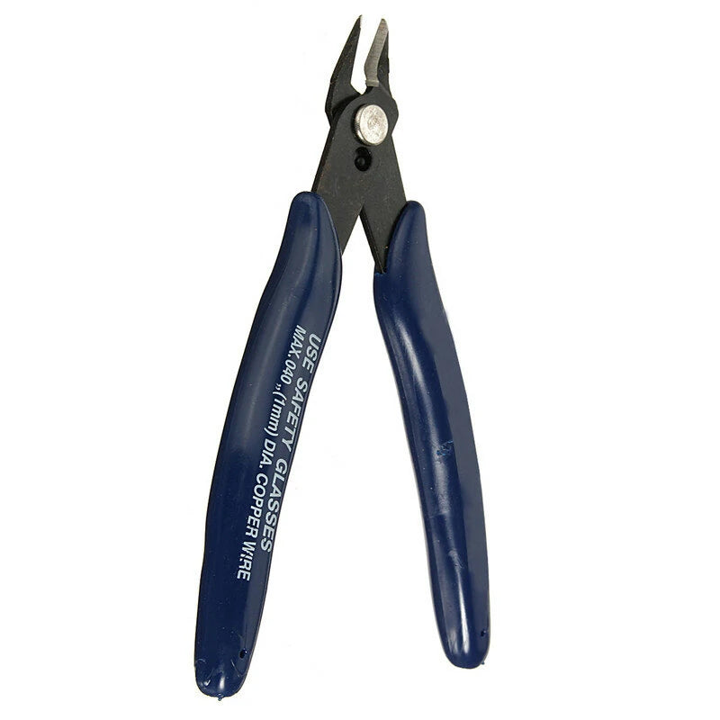 2PCS Precision Flush Wire Cutters - Electrical Cable Side Snips Pliers Tool