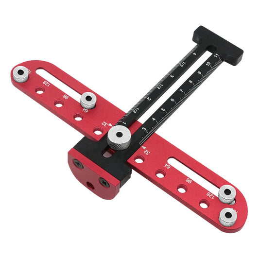 Cabinet Handle & Knob Installation Hardware Jig for Doors & Drawers