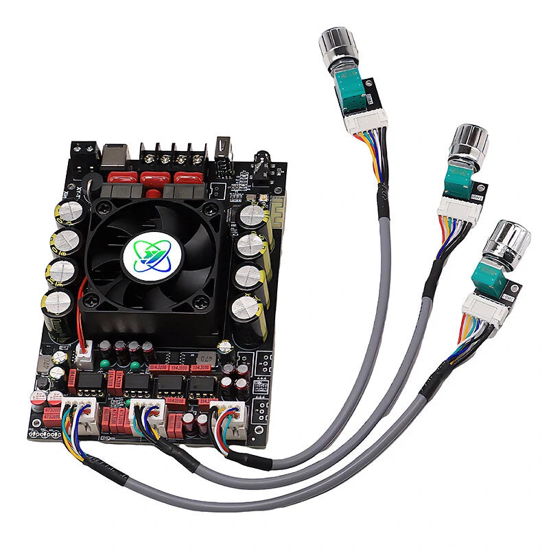 T220H Bluetooth 5.2 Stereo Audio Amplifier Board, 220Wx2, TPA3251, 2.0 Channel