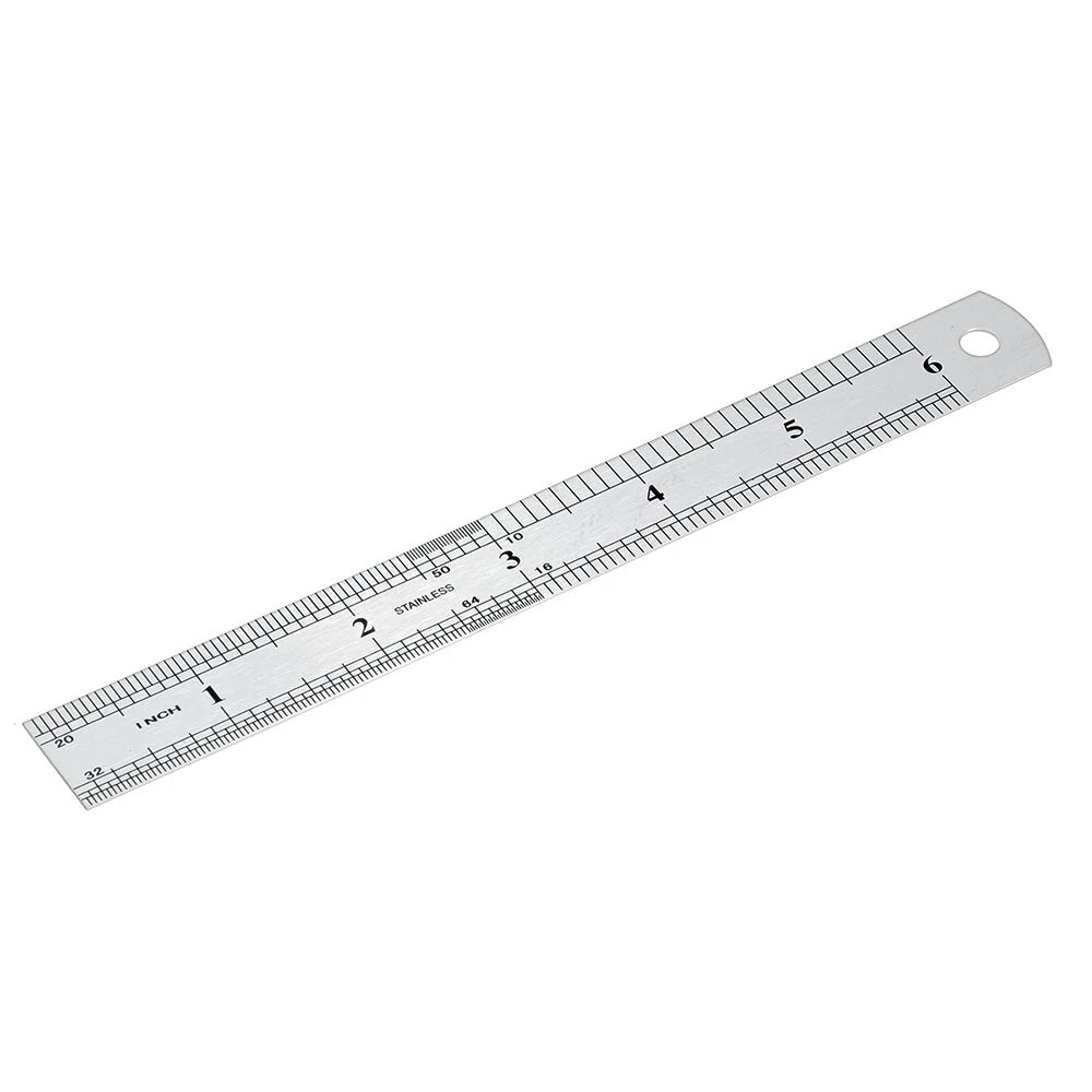 Thickened Stainless Steel Ruler 150-1200mm with Metric & Inch Scales for Woodworking