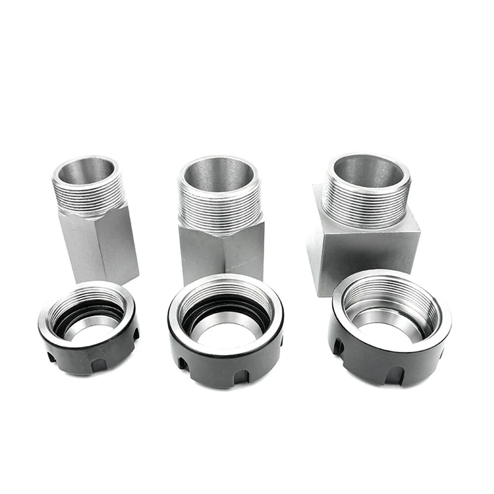 Premium Hard Steel ER25/32/40 Hex Block Collet Chuck Seat for CNC Lathe Engraving Tool Holder