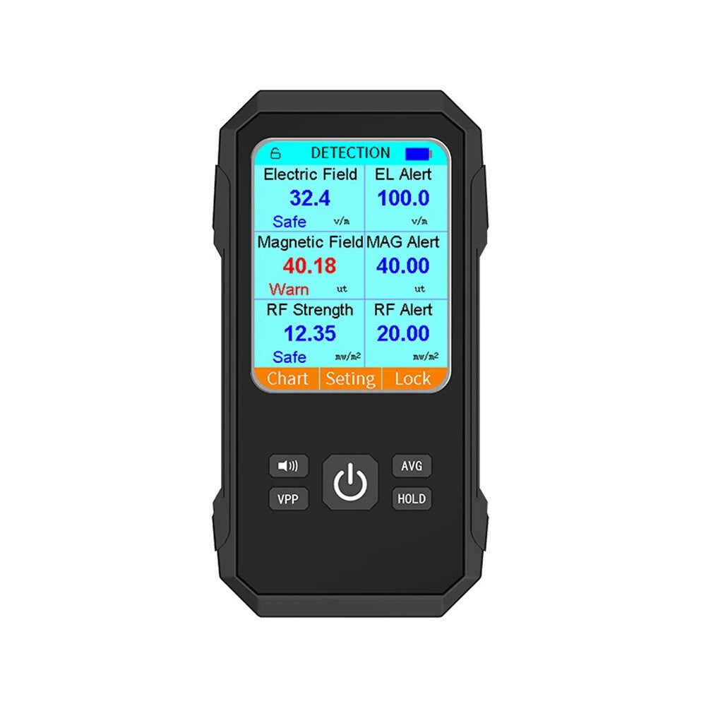 3-in-1 Handheld EMF Meter: Multifunctional Electromagnetic, RF, and Magnetic Field Tester