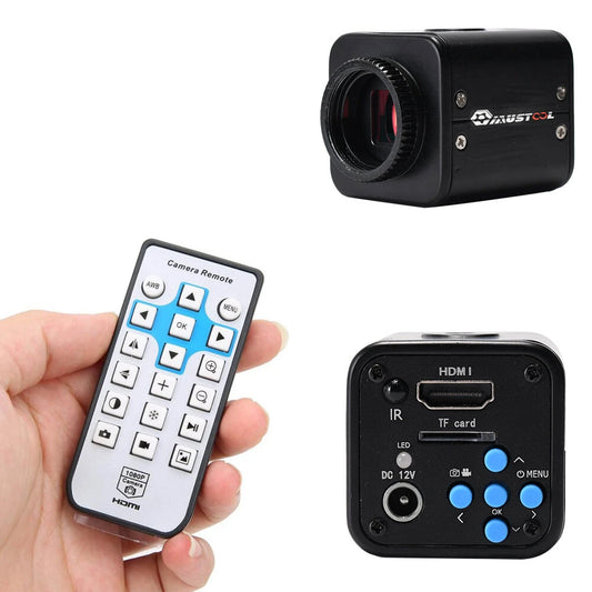 16MP Mustool HY-5199 HDMI Microscope Camera with Sony CMOS Sensor, 1080P Full HD, 2K Recording, Digital Zoom, Multilingual Support