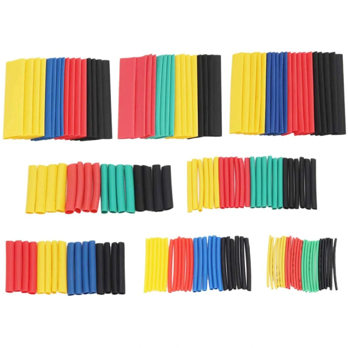 328PCS Heat Shrink Tubing Kit, 2:1 Electrical Wire Cable Sleeving for DIY & Tools