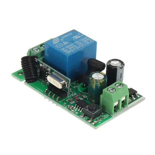 Wireless Relay Remote Control Switch Receiver 220V 10A 1CH 315/433MHz