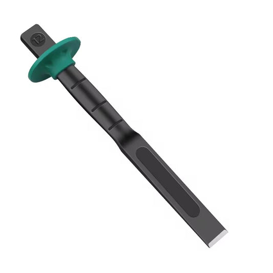Heavy Duty Flat Chisel 6-12 Inch Masonry Concrete Chisel with Hand Guard for Demolition, Carving & Breaking