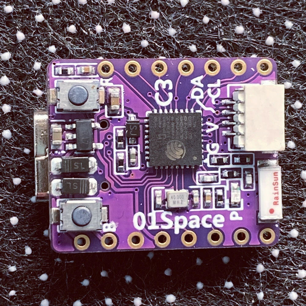 ESP32-C3 RISC-V Dev Board with 0.42” LCD, WiFi & Bluetooth - Arduino & MicroPython Compatible