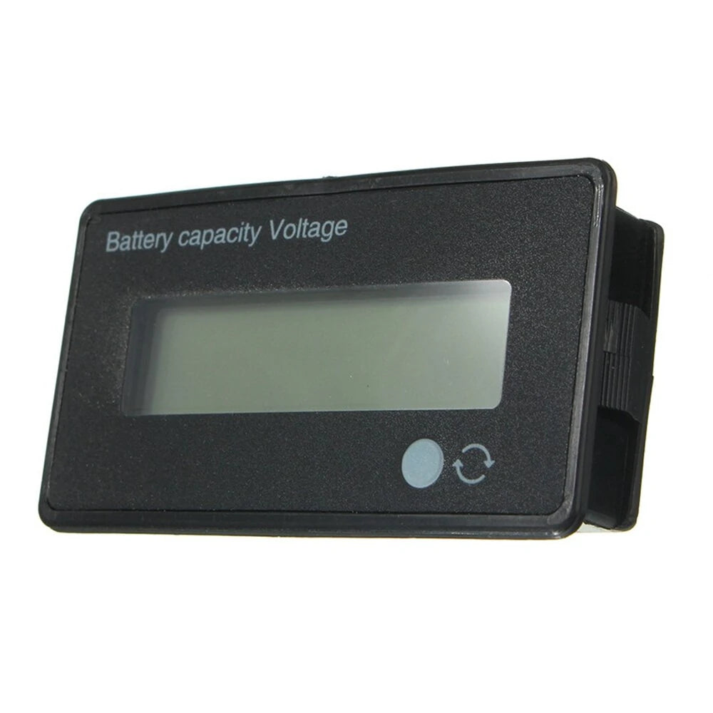 5Pcs Multi-Voltage LCD Battery Capacity Indicator Digital Voltmeter for Lead Acid & Lithium Batteries