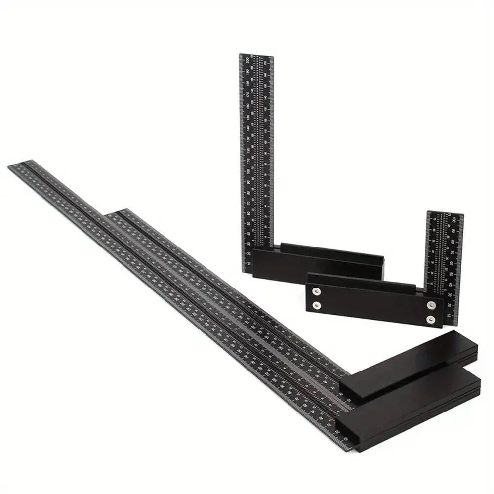 200mm Marking Gauge & Aluminum Alloy T-Square Ruler for Woodworking