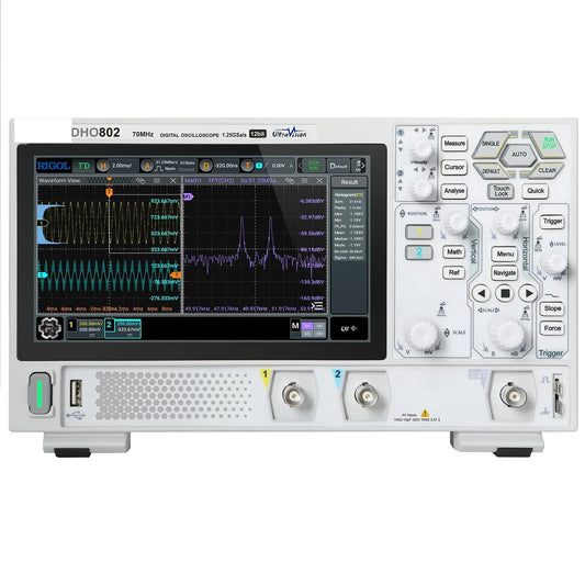 12-bit 70MHz Digital Oscilloscope w/ 1.25GSa/s, 1M wfms/s, 7 Touch, USB/LAN/HDMI