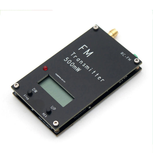 2000M 0.5W FM Transmitter with Frequency LED Display 88-108MHz Stereo DSP Radio Broadcast Receiver