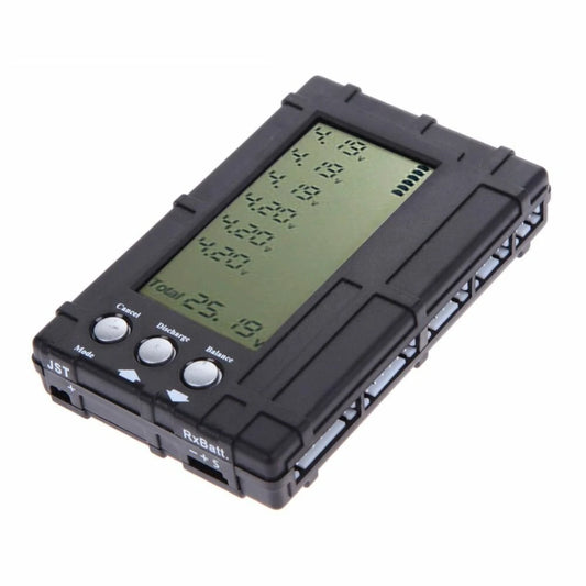 3-in-1 LCD Battery Voltage Meter & Balancer Tester for 2-6S LiPo/Li-Fe Batteries