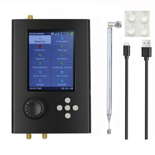 Upgraded HackRF One V1.7.3 Portapack H2 with 3.2” Touchscreen, 1MHz-6GHz Open Source SDR Lab