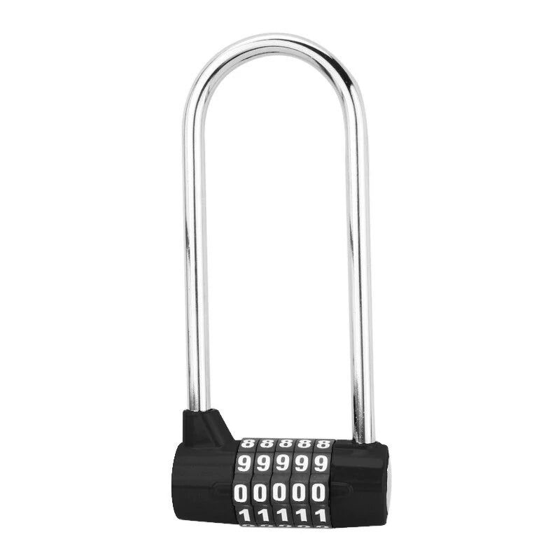 Premium Security Solution: Zinc Alloy Hardened Steel Hook 5-Digit Lock for Child Safety & Home Decor