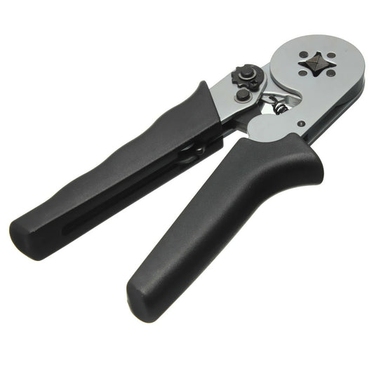 Versatile Self-Adjustable Crimping Tool, 0.08-6.0mm² Range, Ergonomic Nylon Handle for Insulated & Non-Insulated Wire Connections