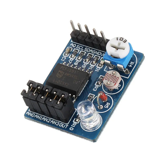 PCF8591 AD/DA Converter Module: Light & Temperature Measurement, Waveform Generation
