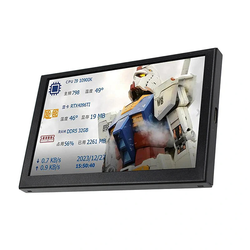 5-Inch IPS Type-C Secondary Screen Monitor, Photo/Video Player & Dynamic Data UI Display