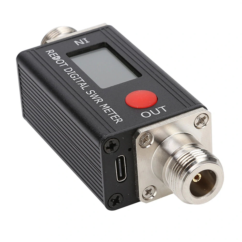 REDOT RD106P 120W Digital SWR & Power Meter for Walkie Talkie, 80-999MHz, Supports DMR, VHF/UHF, 1.00-99.9 SWR